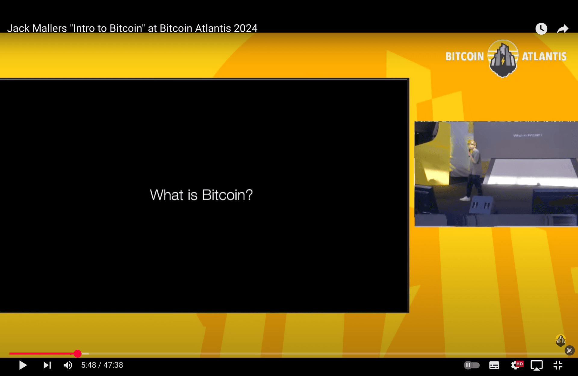 Jack Mallers「ビットコイン入門」@ビットコイン・アトランティス 2024