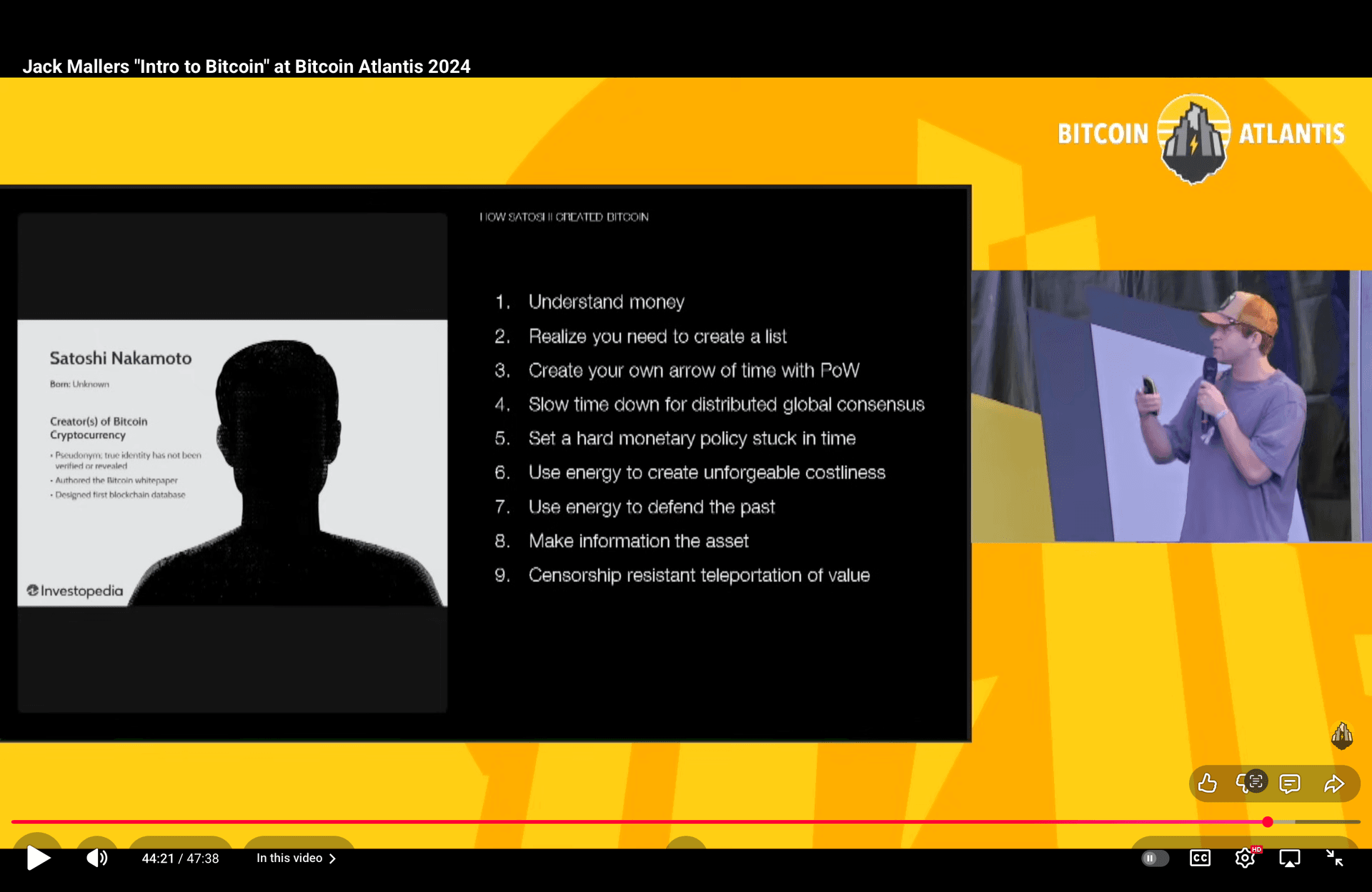 Jack Mallers「ビットコイン入門」@ビットコイン・アトランティス 2024