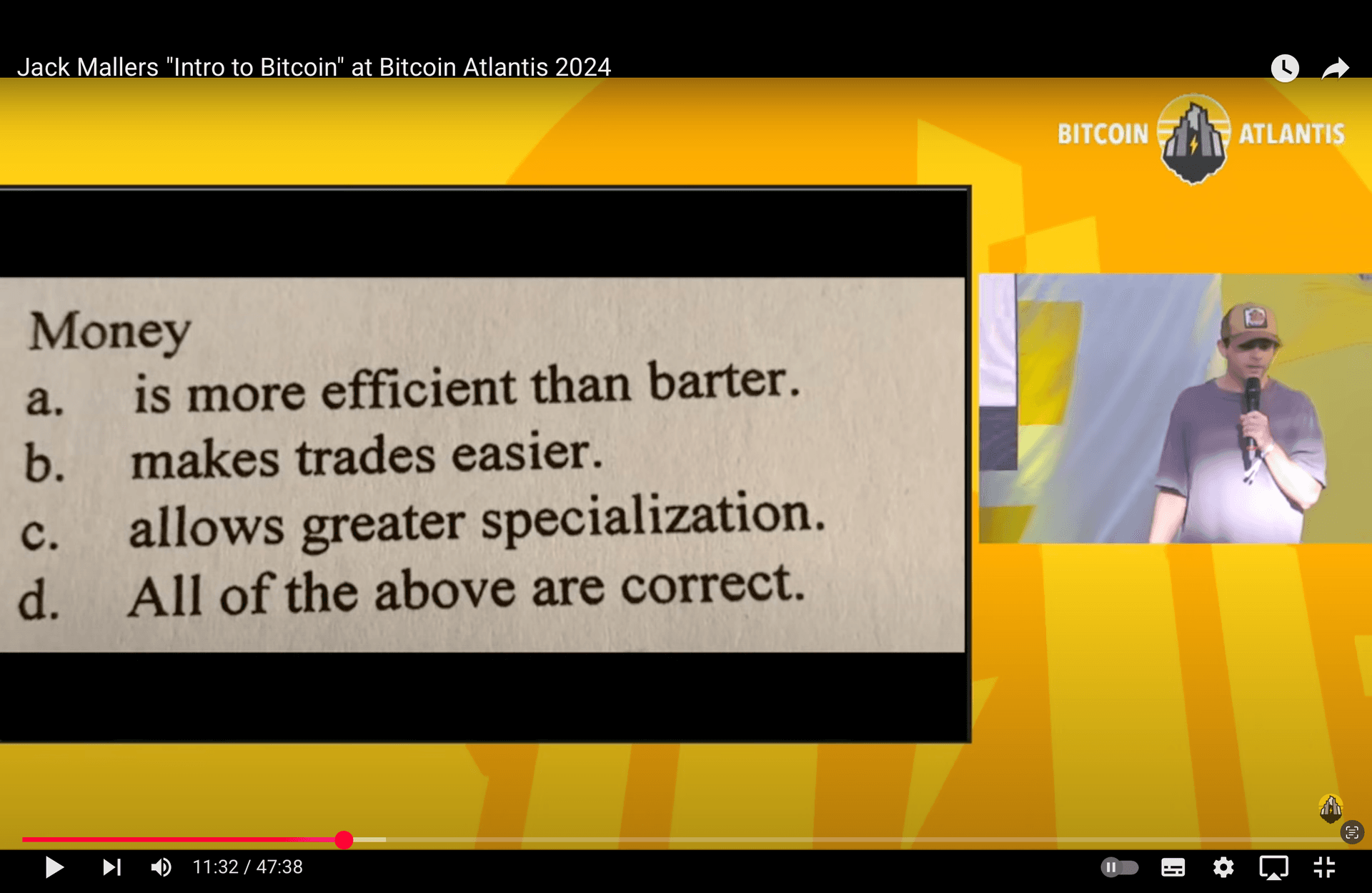 Jack Mallers「ビットコイン入門」@ビットコイン・アトランティス 2024
