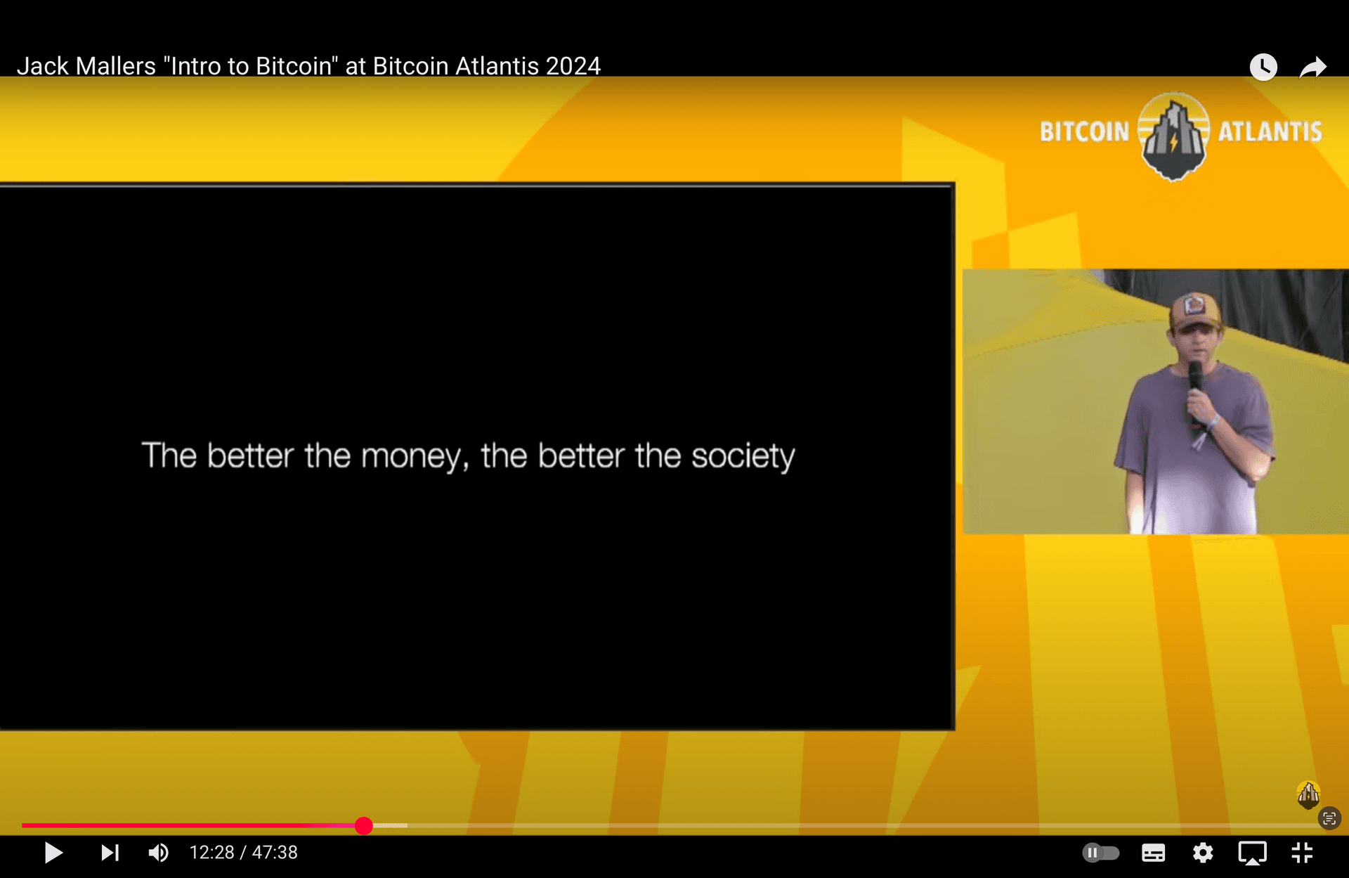Jack Mallers「ビットコイン入門」@ビットコイン・アトランティス 2024