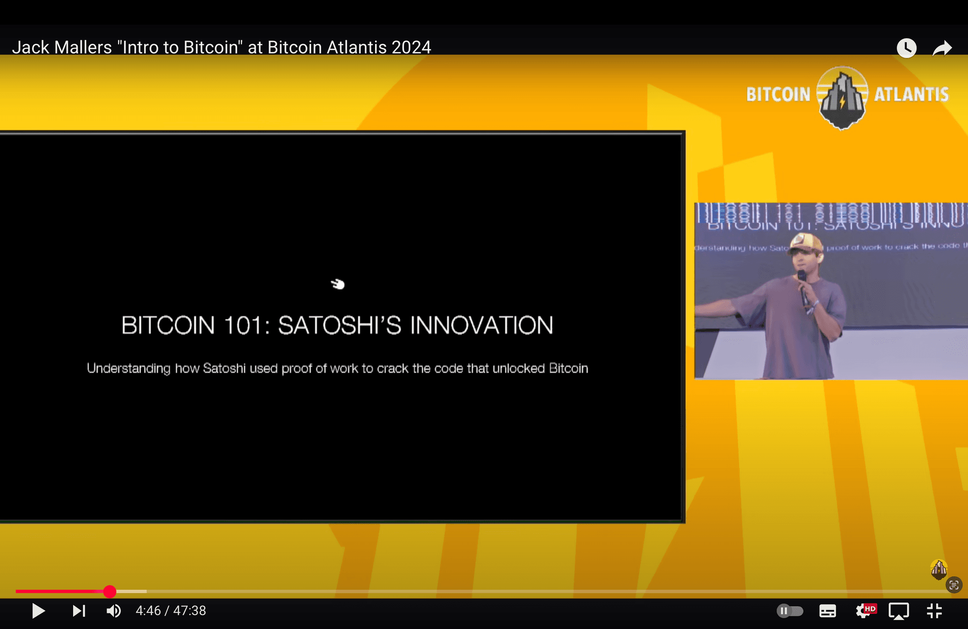 Jack Mallers「ビットコイン入門」@ビットコイン・アトランティス 2024
