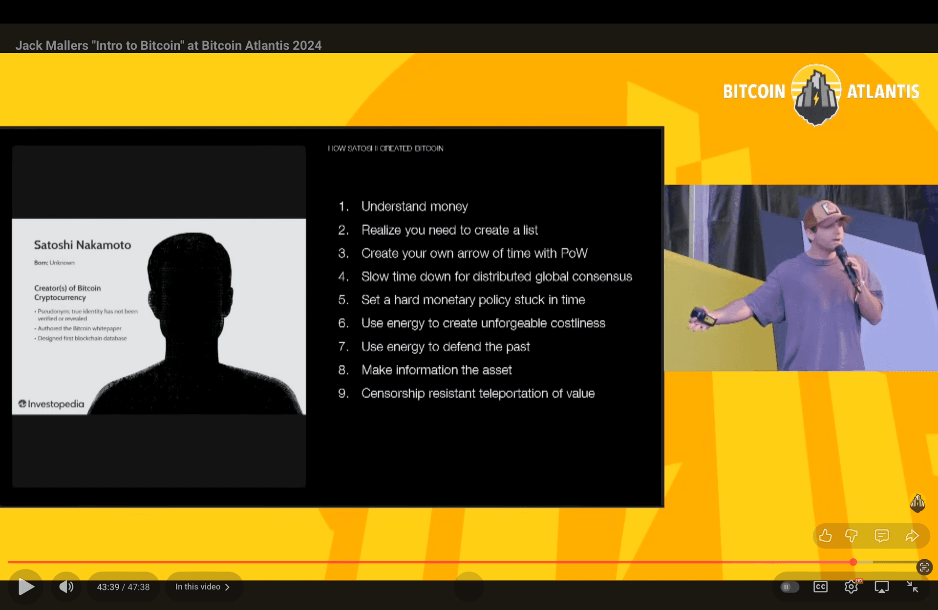Jack Mallers「ビットコイン入門」@ビットコイン・アトランティス 2024