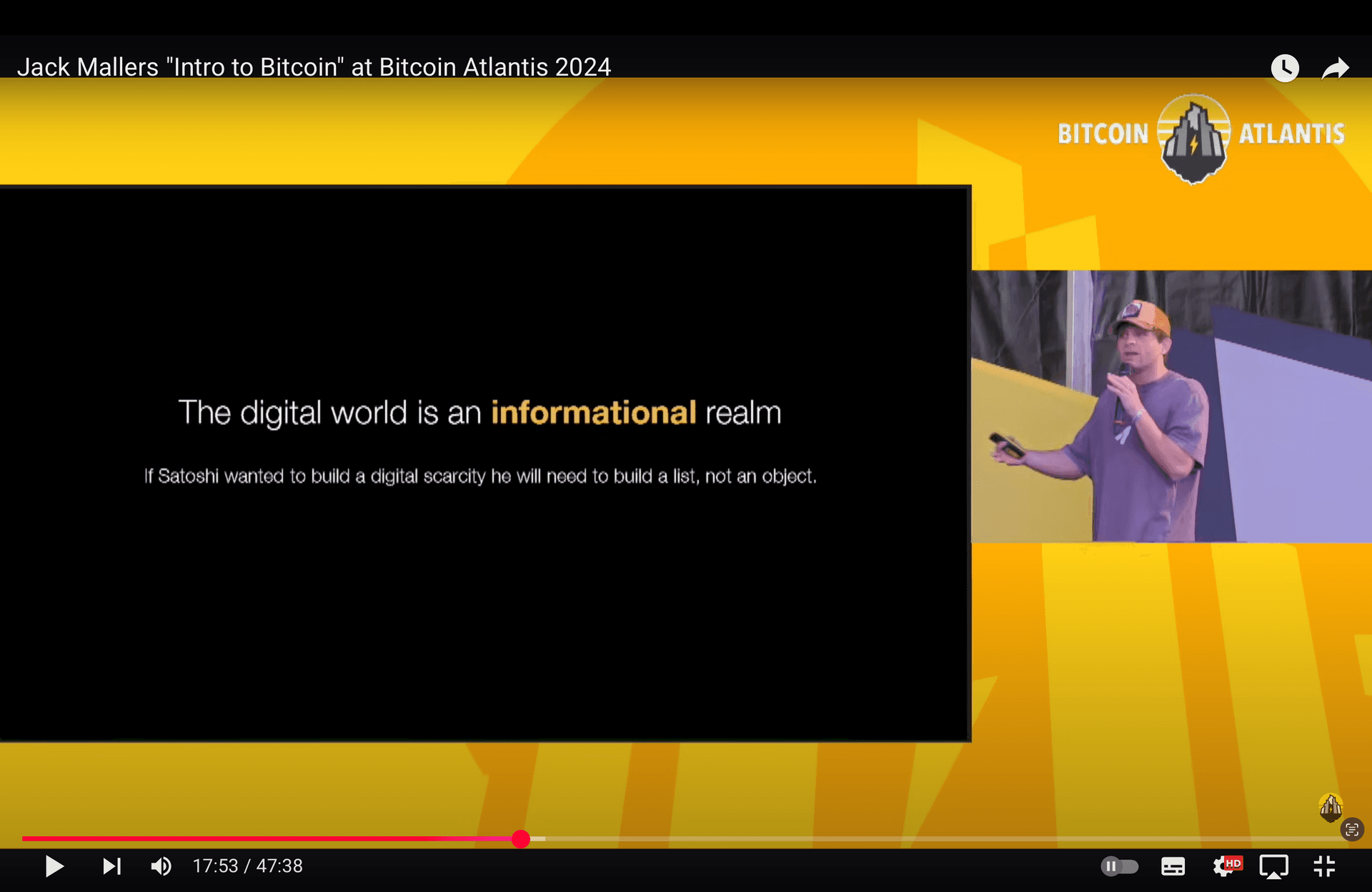 Jack Mallers「ビットコイン入門」@ビットコイン・アトランティス 2024