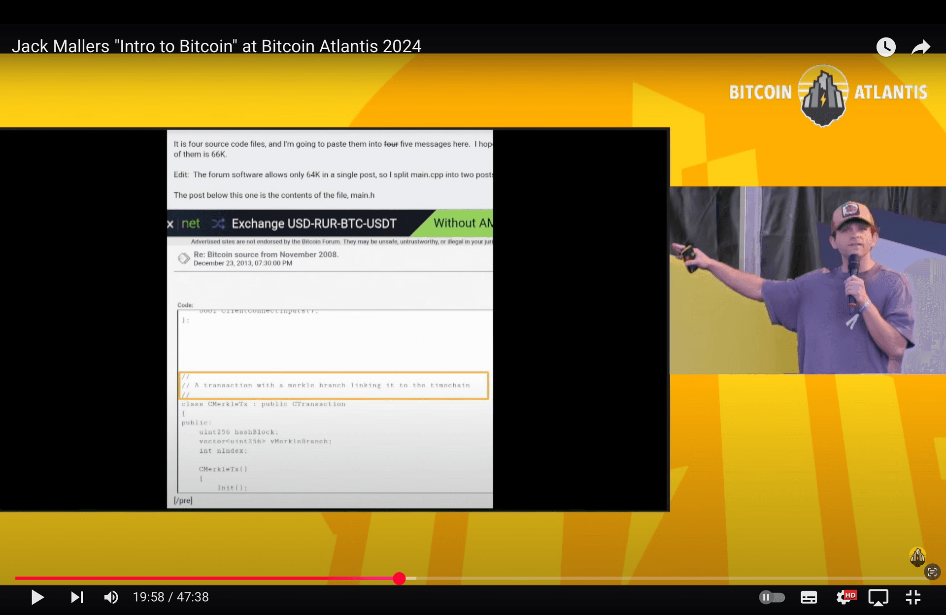 Jack Mallers「ビットコイン入門」@ビットコイン・アトランティス 2024