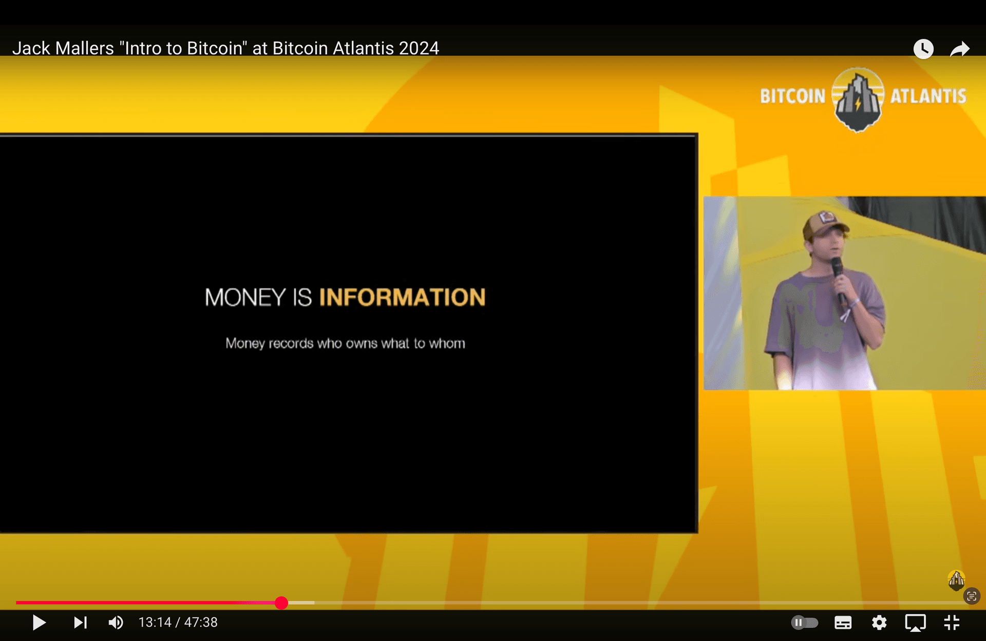 Jack Mallers「ビットコイン入門」@ビットコイン・アトランティス 2024